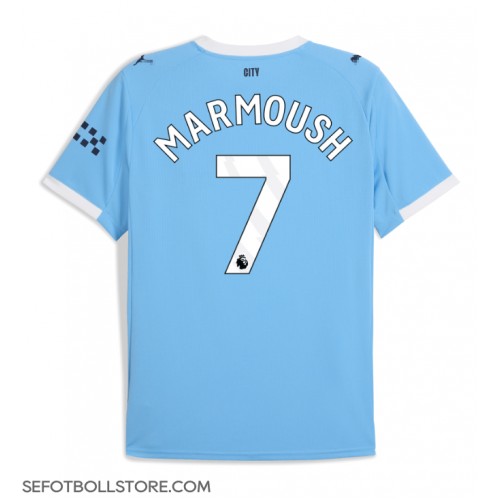 Manchester City Omar Marmoush #7 Replika Hemmatröja 2025-26 Kortärmad